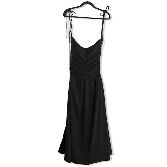 NWT All The Ways Orelia Maxi Dress in Black drop waist strappy Revolve L - Picture 5 of 11